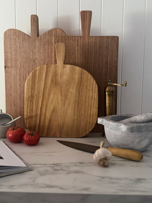 Chunky Oak Chopping Board Trio
